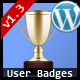 User Badges : WP User Achievements Plugin