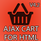AJAX Cart for HTML websites with Orders & Invoices