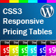 Pure CSS Responsive Pricing Tables for Wordpress