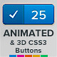 Animated & 3D CSS3 Button Pack