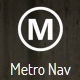 MetroNav - Metro Navigation Bar ver. CSS