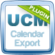 UCM Plugin: Calendar iCal / Google Calendar Export