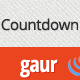 Gaur - Countdown with animation