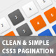 Clean colorful and Simple CSS3 Pagination