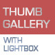 JQuery Thumbnail Gallery With LightBox