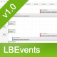 PHP LBEvents - AJAX Events Calendar