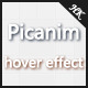 Picanim - jQuery image hover effect pulgin