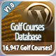 Golf Courses Database for Wordpress