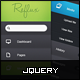 jQuery Dashboard Vertical Navigation