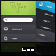 CSS Dashboard Vertical Navigation