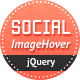Social Image Hover for jQuery