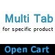 Multi Tab for Each Product