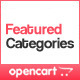 Featured Categories - Opencart