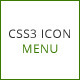 Minimalistic CSS3 Icon Menu