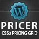 Pricer - CSS3 Pricing Grid for Wordpress