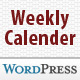 Weekly Calender WP plugin