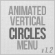 Animated Vertical Circles Menu