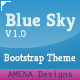 Blue Sky - Bootstrap Responsive Skin