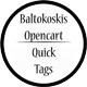 Baltokoskis Opencart Quick Tags Generator