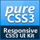 pureCSS3 - A Responsive User-Interface Kit