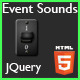 JQuery plugged HTML5 Event Sounds