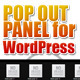 Pop Out Panel for WordPress