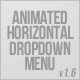Animated Horizontal Dropdown Menu