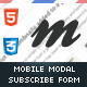 Modalicious | Mobile Modal Pop-Up Subscribtion