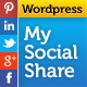 jQuery My Social Share for Wordpress