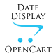 Custom Date Display Module for OpenCart (vQmod)