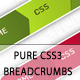 Pure Modern Css3 Breadcrumbs