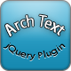 Jquery Text Arch