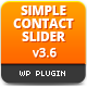 Simple Contact Slider