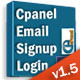 Cpanel Email Signup and Login