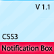 CSS3 Animated Notification Pack