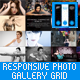 Responsive Slideshow Photo Gallery Grid