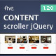 jQuery Content Scroller DZS