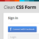 Usable CSS Login & Register Form