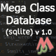 Mega Class Database (sqlite) v 1.0