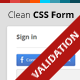CSS Login & Register Form with jQuery Validation