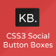 CSS3 Social Retina Button Boxes