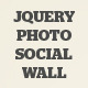 jQuery photo social wall