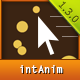 intAnim - Interactive Animated Background