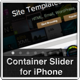 ContainerSlider for iPhone