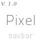 Pixel - Responsive Bootstrap Navbar
