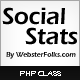 SocialStats PHP Class