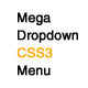 Mega Dropdown CSS3 Menu