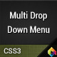 Responsive CSS3 Multi Drop Down Menu
