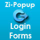 Zi-Popup Login Forms - Pure CSS3