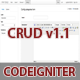 CodeIgniter CRUD Data Management Tool